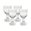 Beatriz Ball Giftware Beatriz Ball VIDA  French Swirl Wine Set of 4 (Clear)