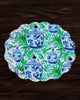 Beatriz Ball Giftware Beatriz Ball VIDA Ginger Jar & Butterflies Reversible  Round Placemats Set of 4 Blue & Green