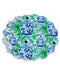 Beatriz Ball Giftware Beatriz Ball VIDA Ginger Jar & Butterflies Reversible  Round Placemats Set of 4 Blue & Green