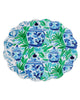 Beatriz Ball Giftware Beatriz Ball VIDA Ginger Jar & Butterflies Reversible  Round Placemats Set of 4 Blue & Green