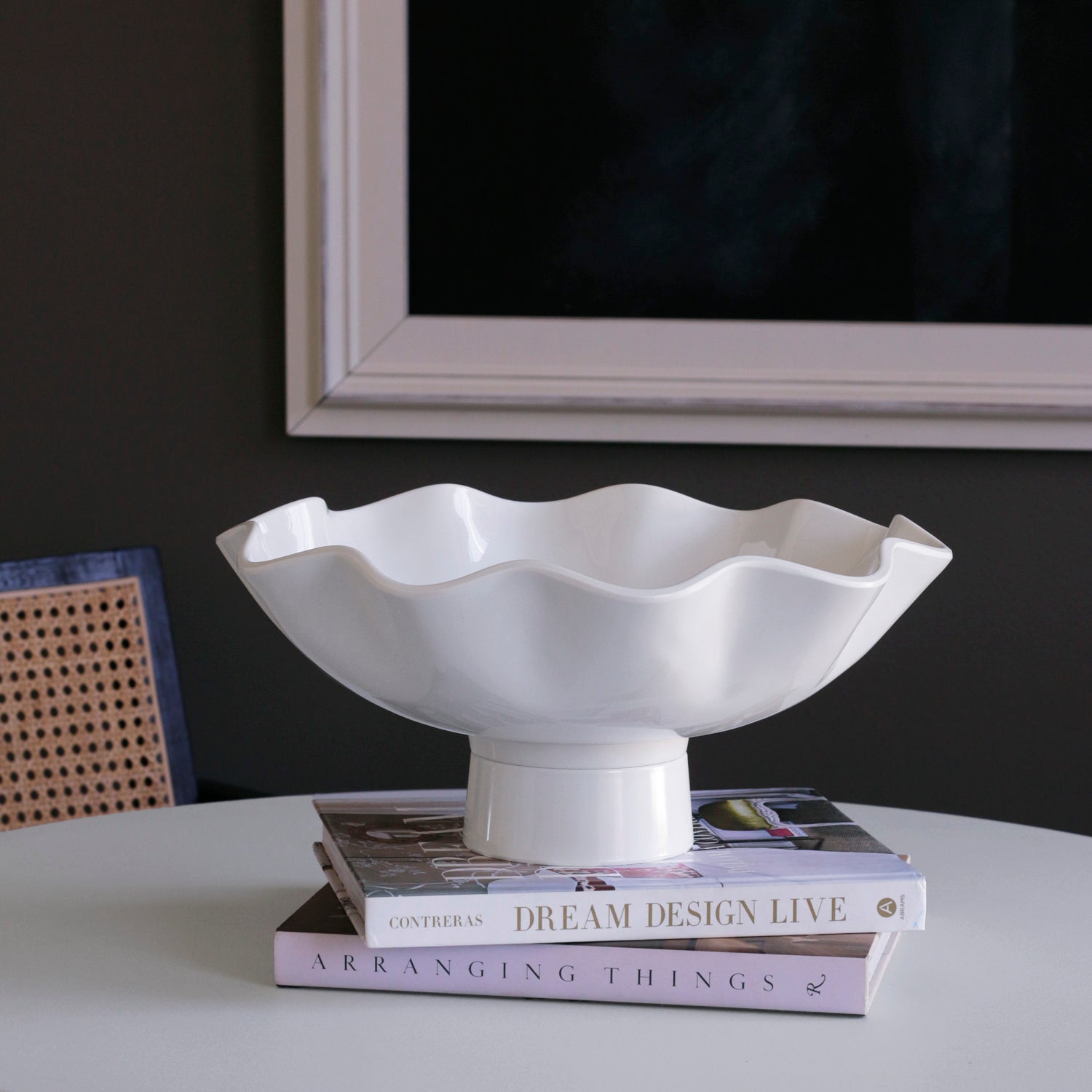Beatriz Ball Servware Beatriz Ball VIDA Havana Carola Large Pedestal White