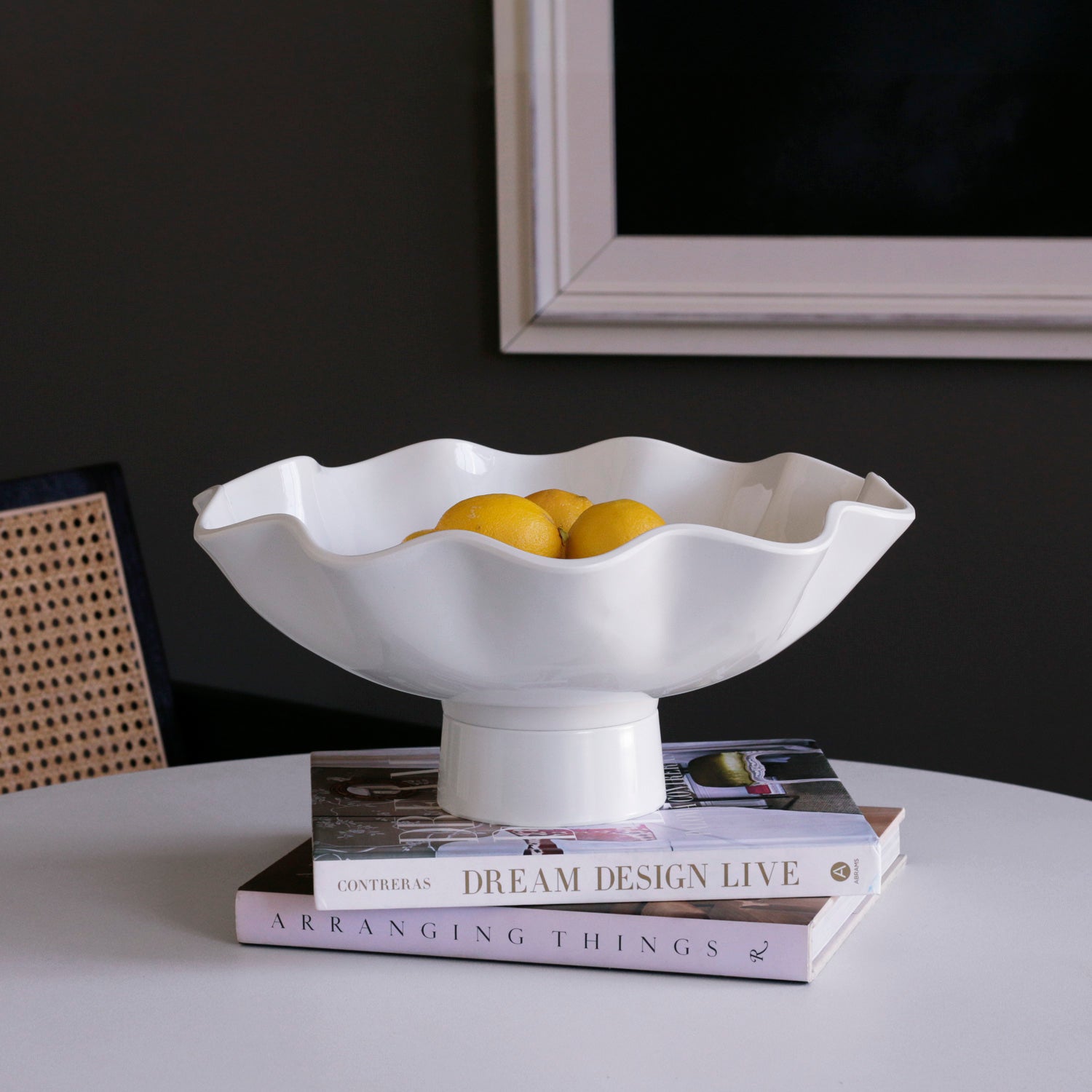 Beatriz Ball Servware Beatriz Ball VIDA Havana Carola Large Pedestal White