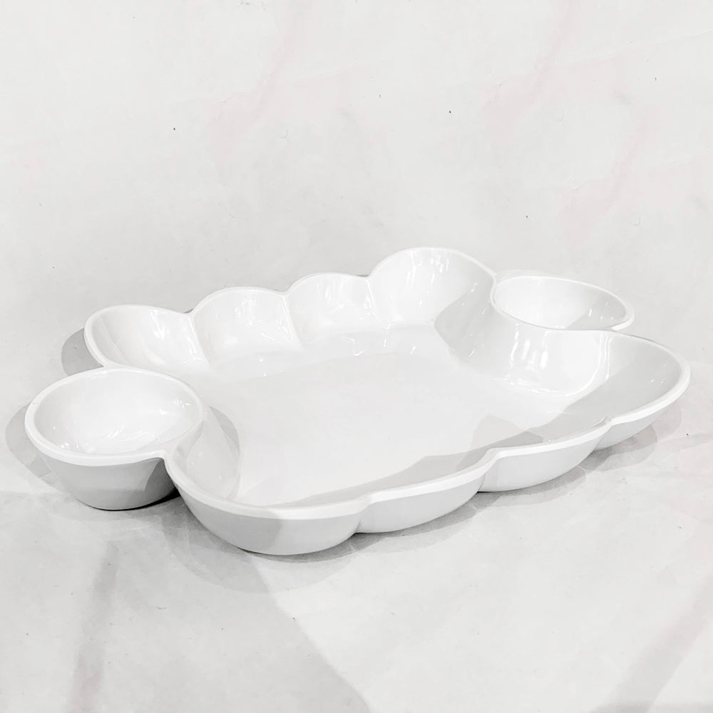 Beatriz Ball Serveware Beatriz Ball VIDA Havana Double Dip (White)