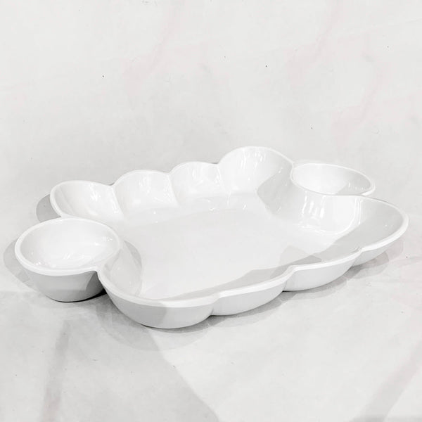 Beatriz Ball Serveware Beatriz Ball VIDA Havana Double Dip (White)