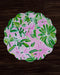 Beatriz Ball Giftware Beatriz Ball VIDA Hydrangeas & Daisies Reversible  Round Placemats Set of 4 Pink & Green