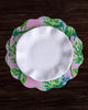 Beatriz Ball Giftware Beatriz Ball VIDA Hydrangeas & Daisies Reversible  Round Placemats Set of 4 Pink & Green