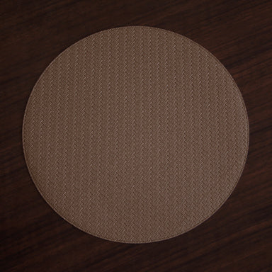 Beatriz Ball Serveware Beatriz Ball VIDA Metallic Snakeskin Reversible 15" Round Placemats Set of 4 (Copper and Bronze)