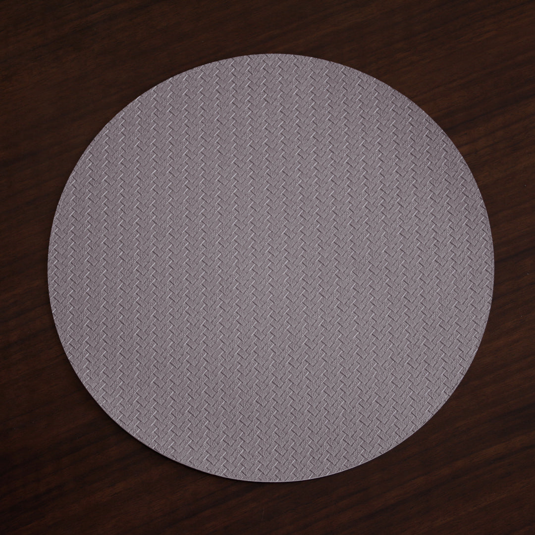 Beatriz Ball Serveware Beatriz Ball VIDA Metallic Snakeskin Reversible 15" Round Placemats Set of 4 (Copper and Bronze)