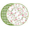 Beatriz Ball Serveware Beatriz Ball VIDA Norelle Reversible 15.5" Round Placemats Set of 4 (Green Gingham)