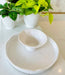 Beatriz Ball Serveware Beatriz Ball Vida Nube Round Pedestal Cake Plate / Chip & Dip (White)