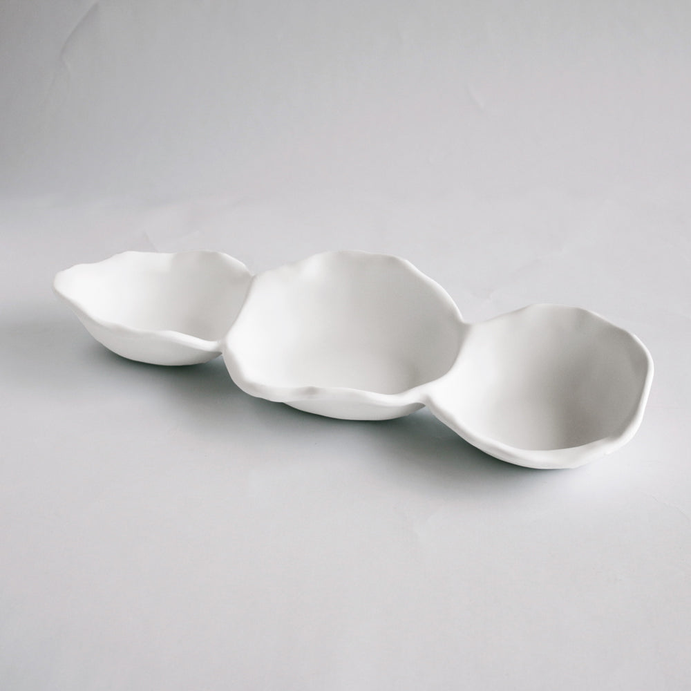 Beatriz Ball Serveware Beatriz Ball VIDA Nube Triple Dip (White)