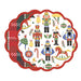 Beatriz Ball Giftware Beatriz Ball VIDA Nutcracker and Plaid Reversible Placemats Set of 4 (Red and Green)