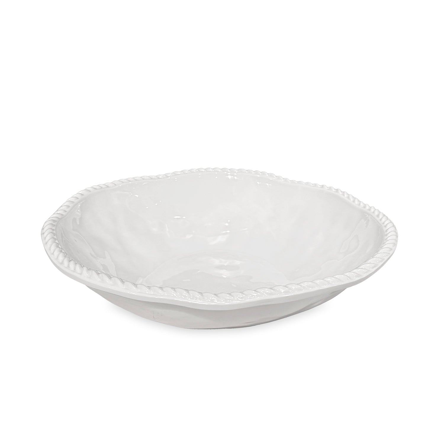 Beatriz Ball Serveware Beatriz Ball VIDA Ocean Nautical Rope Large Bowl (White)