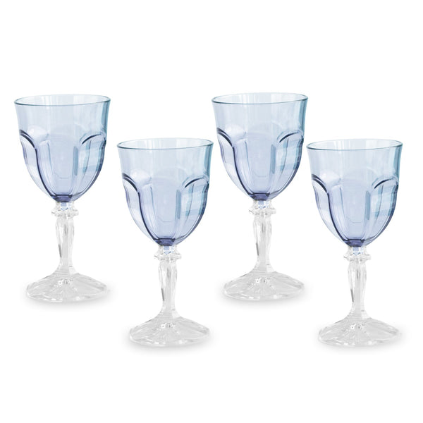 Beatriz Ball Giftware Beatriz Ball VIDA Octavia Acrylic All Purpose Set of 4 (Blue)
