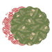 Beatriz Ball Giftware Beatriz Ball VIDA Pinecones and Deer Reversible Placemats Set of 4 (Green and Red)
