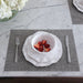 Beatriz Ball Giftware Beatriz Ball VIDA Rectangular Woven Placemats Set of 4 (Charcoal)
