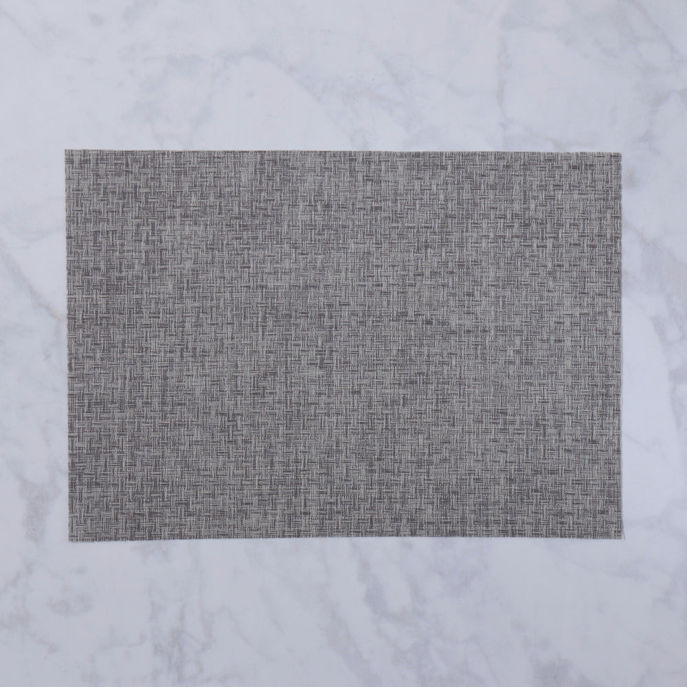 Beatriz Ball Giftware Beatriz Ball VIDA Rectangular Woven Placemats Set of 4 (Charcoal)