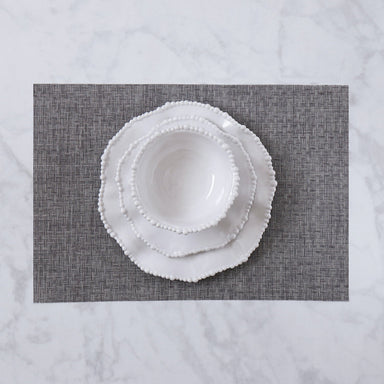 Beatriz Ball Giftware Beatriz Ball VIDA Rectangular Woven Placemats Set of 4 (Charcoal)