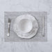 Beatriz Ball Giftware Beatriz Ball VIDA Rectangular Woven Placemats Set of 4 (Grey)