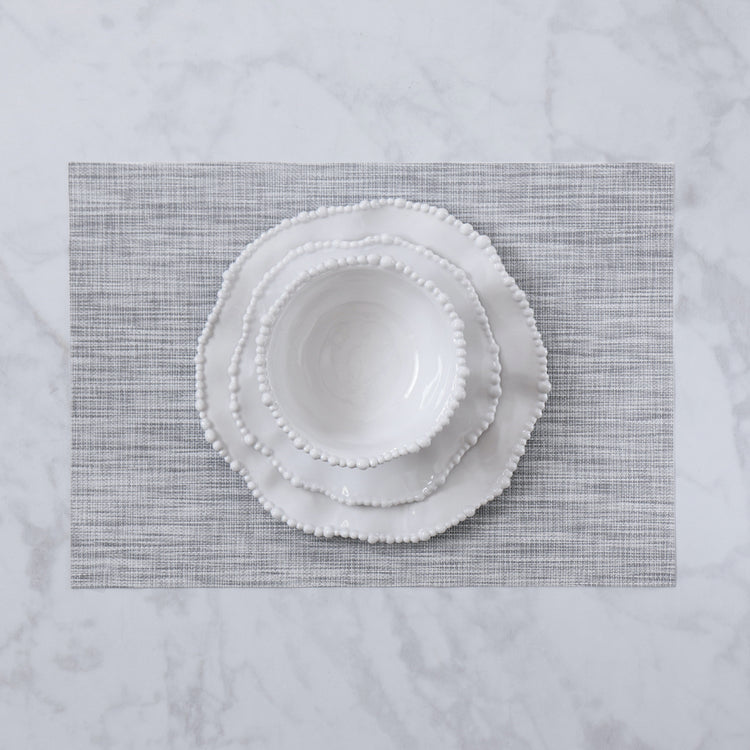 Beatriz Ball Giftware Beatriz Ball VIDA Rectangular Woven Placemats Set of 4 (Grey)