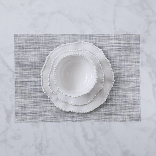 Beatriz Ball Giftware Beatriz Ball VIDA Rectangular Woven Placemats Set of 4 (Grey)