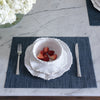 Beatriz Ball Giftware Beatriz Ball VIDA Rectangular Woven Placemats Set of 4 (Navy)