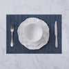 Beatriz Ball Giftware Beatriz Ball VIDA Rectangular Woven Placemats Set of 4 (Navy)