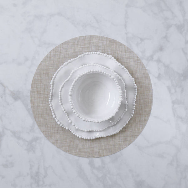 Beatriz Ball Giftware Beatriz Ball VIDA Round Woven Placemat Set of 4 (Natural)