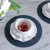 Beatriz Ball Giftware Beatriz Ball VIDA Round Woven Placemats Set of 4 (Navy)