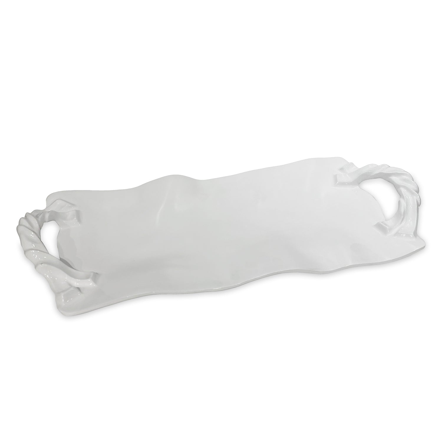 Beatriz Ball Serveware Beatriz Ball VIDA Sasha Long Rectangle Tray with Handles White