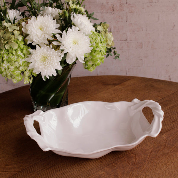 Beatriz Ball Serveware Beatriz Ball VIDA Sasha Medium Bowl with Handles White