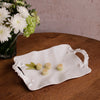 Beatriz Ball Serveware Beatriz Ball VIDA Sasha Rectangular Tray with Handles White