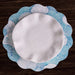 Beatriz Ball Giftware Beatriz Ball VIDA Shells & Scallops Reversible  Round Placemats Set of 4 (Blue & White)