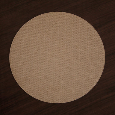 Beatriz Ball Serveware Beatriz Ball VIDA Snakeskin Reversible 15" Round Placemats Set of 4 (Medium Green and Tan)