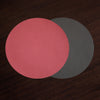 Beatriz Ball Serveware Beatriz Ball VIDA Snakeskin Reversible 15" Round Placemats Set of 4 (Salmon and Charcoal)