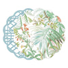 Beatriz Ball Giftware Beatriz Ball VIDA Tropical and Trellis Reversible Placemats Set of 4 (Green & Blue)