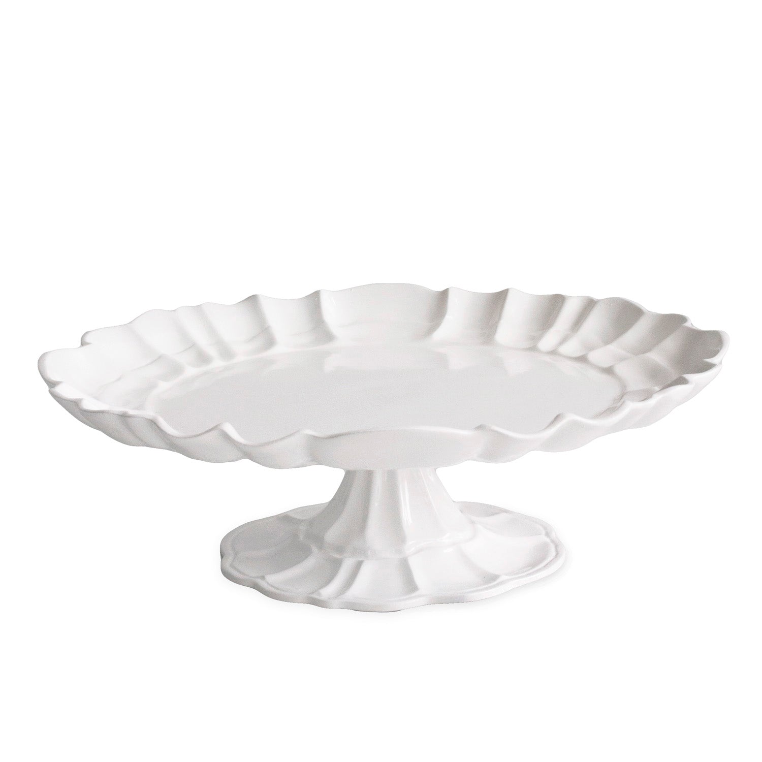 Beatriz Ball Giftware Beatriz Ball VIDA Tuscany Pedestal Cake Plate (White)
