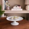 Beatriz Ball Serveware Beatriz Ball VIDA Vienna Pedestal Cake Plate White