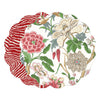 Beatriz Ball Giftware Beatriz Ball VIDA Zebra and Floral Reversible Placemats Set of 4 (Red & Multi)