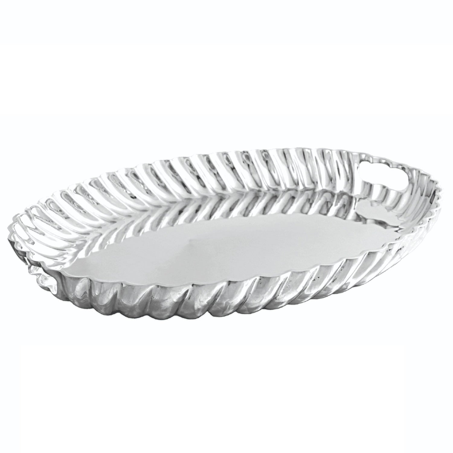 Beatriz Ball Servware Beatriz Ball VINTAGE Swirl  Oval Tray with Handles