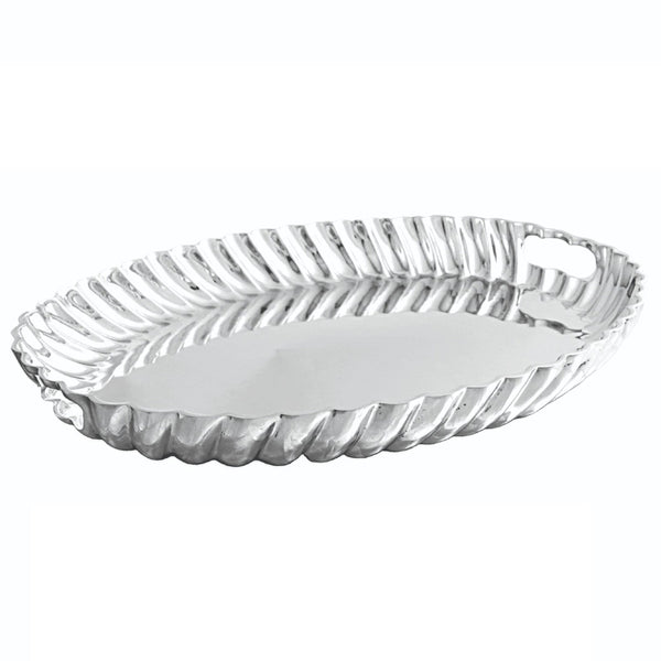 Beatriz Ball Servware Beatriz Ball VINTAGE Swirl  Oval Tray with Handles