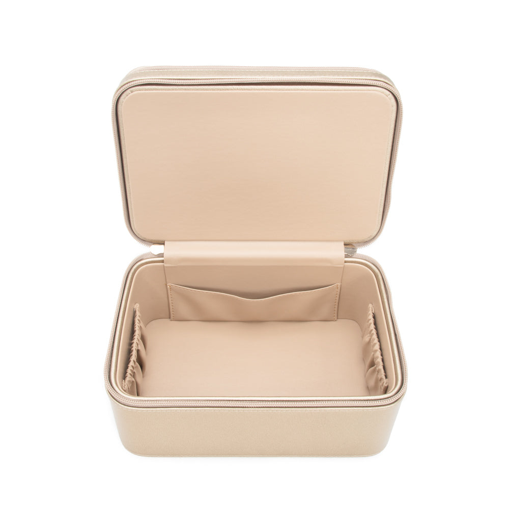 Brouk & Co Giftware Abby Jewelry & Cosmetic Case Pearl White