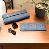 Brouk & Co Giftware Ace 3 in 1 Portable Wireless Fast Charging Pad