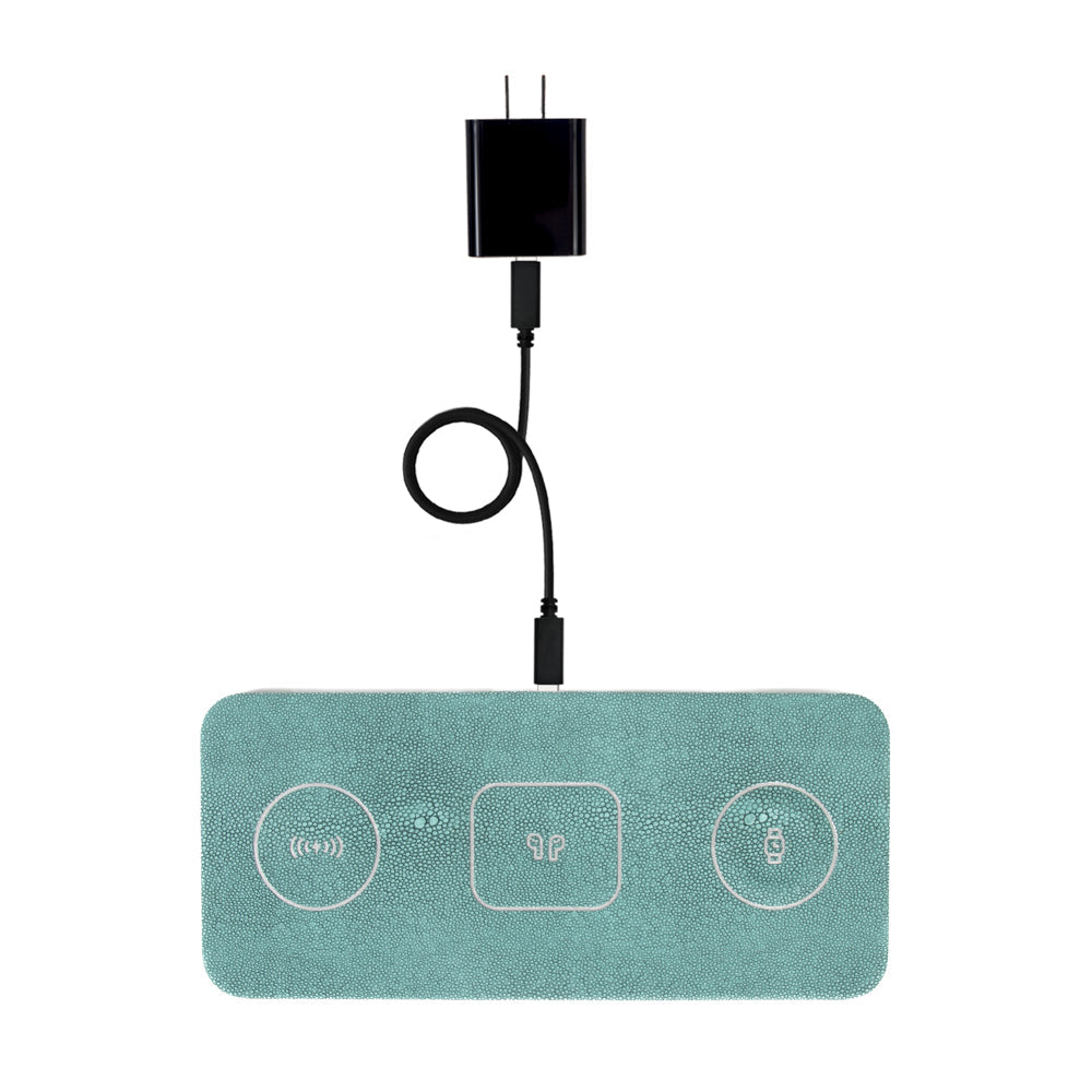 Brouk & Co Giftware Ace 3 in 1 Portable Wireless Fast Charging Pad