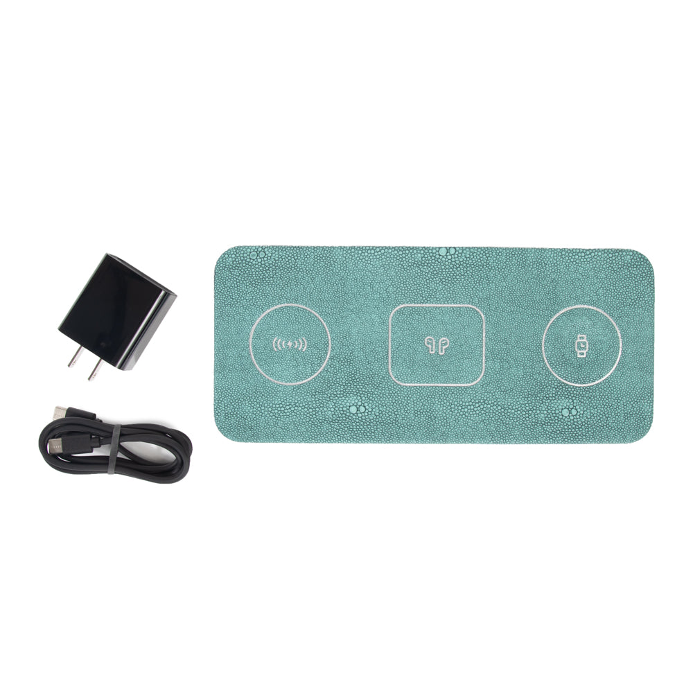 Brouk & Co Giftware Ace 3 in 1 Portable Wireless Fast Charging Pad