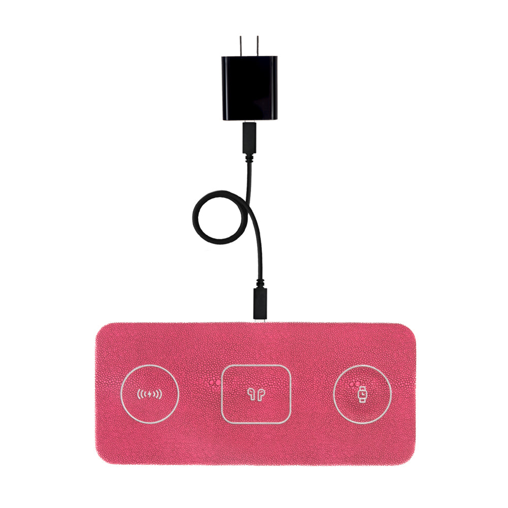 Brouk & Co Giftware Ace 3 in 1 Portable Wireless Fast Charging Pad