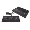 Brouk & Co Giftware Black Ace 3 in 1 Portable Wireless Fast Charging Pad