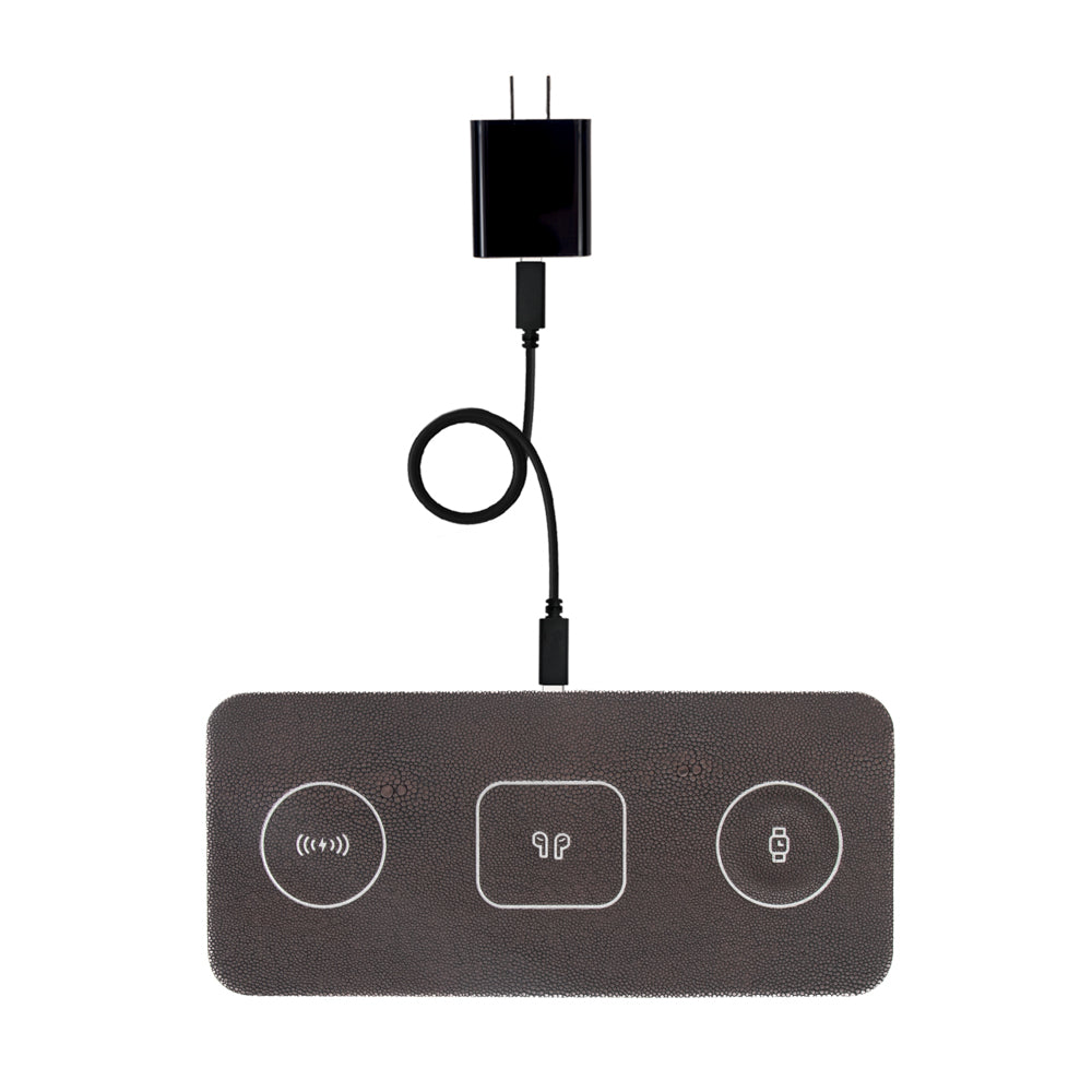 Brouk & Co Giftware Ace 3 in 1 Portable Wireless Fast Charging Pad
