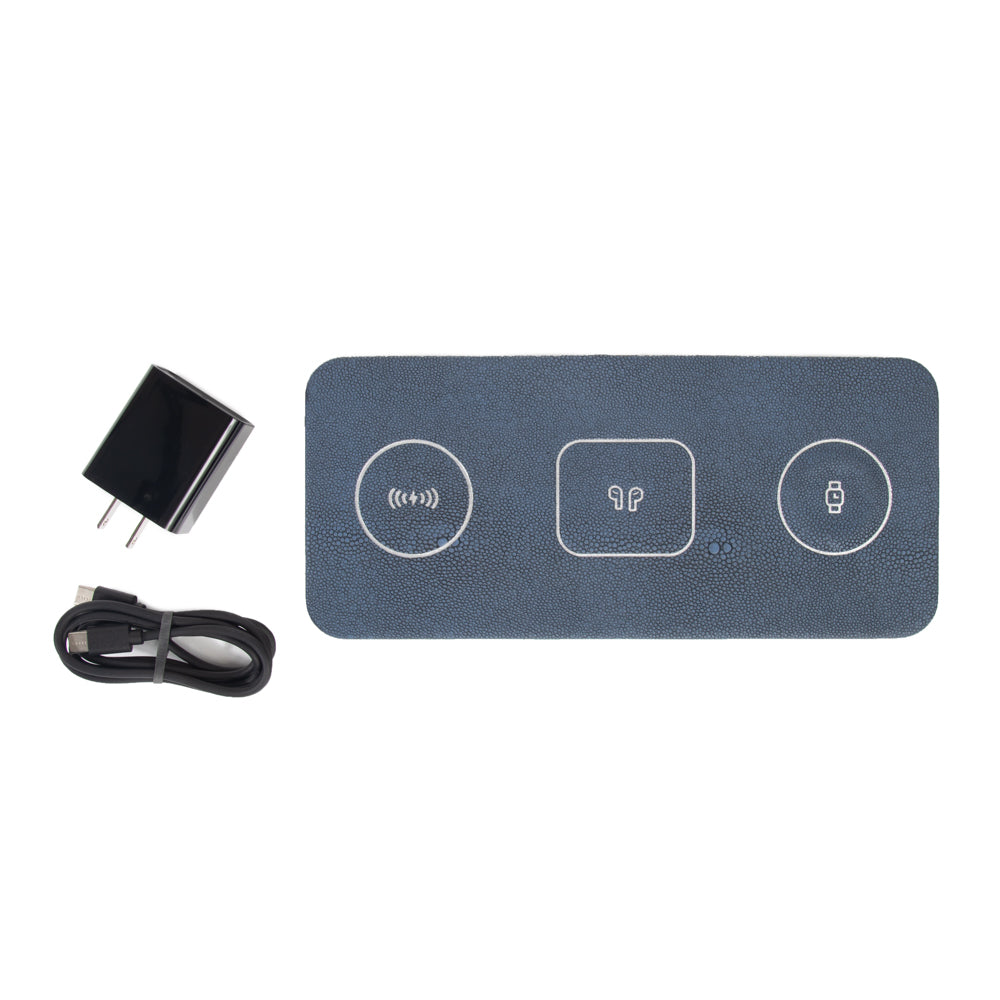Brouk & Co Giftware Ace 3 in 1 Portable Wireless Fast Charging Pad