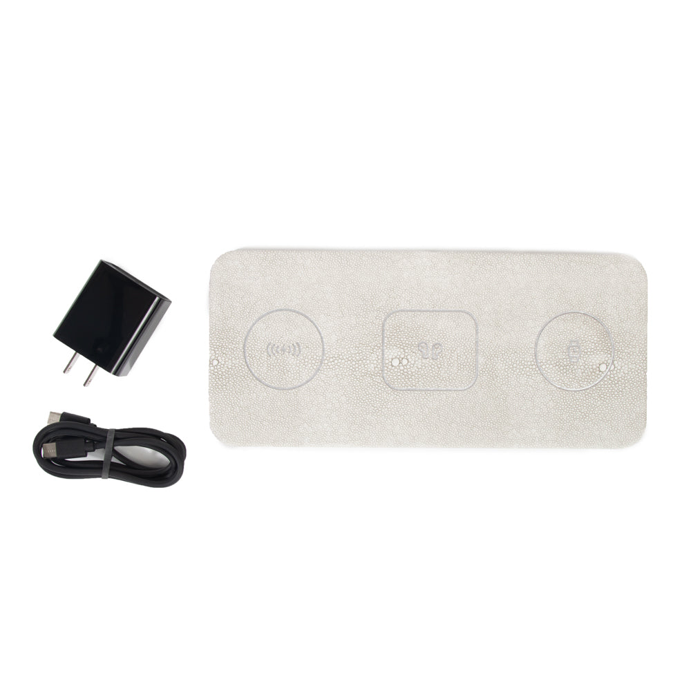 Brouk & Co Giftware Ace 3 in 1 Portable Wireless Fast Charging Pad
